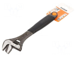 Wrench: adjustable | Jaw capacity: 33mm | L: 254mm | Spanner: 33mm