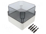 Enclosure: multipurpose | X: 180mm | Y: 182mm | Z: 165mm | TK PC | grey