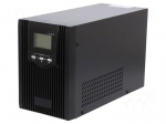 Power supply: UPS | 144x246.5x215mm | 800W | 1kVA | 9.8kg | Ubatt: 24V