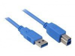 Sharkoon Kabel USB 3.0 A-B black 2m