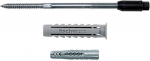 Fischer Distance mounting system Thermax 10/240 M6, dowels (black/grey, 20 pieces)