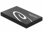 DeLOCK external enclosure for 2.5? SATA HDD / SSD with SuperSpeed USB 10 Gbps (USB 3.1 Gen 2), drive enclosure (black)
