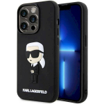Karl Lagerfeld KLHCP14L3DRKINK Rubber Ikonik 3D Hardcase for iPhone 14 Pro 6.1" / black