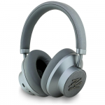 Karl Lagerfeld Grained Initials Bluetooth ANC Headphones / gray