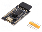 Module: converter | RS232 | FT232RL | USB,pin strips | 3.3&divide;5VDC