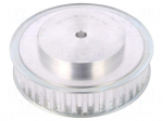 Belt pulley | T10 | W: 25mm | whell width: 40mm | &Oslash;: 125.45mm | aluminium