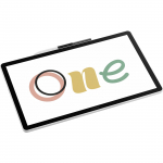 Wacom One 14, graphics tablet white/black, including pen