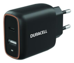 MOBILE CHARGER WALL 20W/BLACK DRACUSB19-EU DURACELL