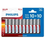 Philips AA LR6 Battery 20 pcs Blister