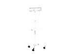 GEMBIRD TV floor stand w caster wheels