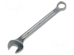 Wrench: combination spanner | double-sided | 9/16" | 165mm | chromium
