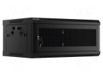 Enclosure: rack cabinet | Standard: 19" | 4U | W: 600mm | H: 292mm | black
