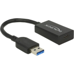 DELOCK USB 3.1 adapter USB A &rarr; USB C St/Bu Black