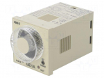 Timer | 0,1s&divide;10h | DPDT | 240VAC/5A,24VDC/5A | 220&divide;240VAC | socket