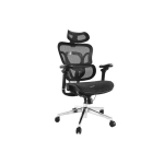 Equip ergonoomiline kontoritool peatoe ja k&auml;etugedega must lite Retail