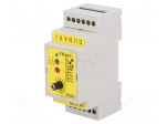 Timer | 15s&divide;12h | DPDT | 24VDC/8A,250VAC/8A | Usup: 24VAC | 24VDC | DIN