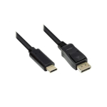 Alcasa Alcasa GC-M0108 kaabeladapter 5 m DisplayPort Black
