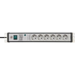 Brennenstuhl 19" &Uuml;SS 60.000A Premium-Line 6-fach Black/lichtGray, 3m