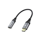 Equip 1.2 DisplayPort->HDMI adapter 4K/60Hz St/Bu 0.15m gray