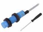 Sensor: capacitive | Range: 3&divide;12mm | Output conf: PNP / NO + NC