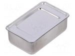 Enclosure: shielding | X: 31mm | Y: 50mm | Z: 17mm | steel | Series: MICRO