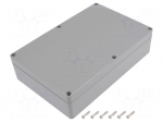 Enclosure: multipurpose | X: 146mm | Y: 222mm | Z: 55mm | ABS | dark grey
