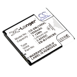 1850 mAh for Samsung EB-BJ100BBE,EB-BJ100BCE,EB-BJ100CBE,EB-BJ100CBZ,GH43-04412A