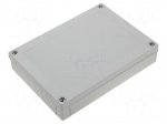 Enclosure: multipurpose | X: 130mm | Y: 180mm | Z: 35mm | MNX | grey | IK08