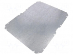 Mounting plate | steel | W: 350mm | L: 450mm | Series: GEOS | natural