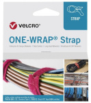 Velcro ONE-WRAP cable tie Releasable cable tie Polypropylene (PP), Velcro Black 100 pc(s)