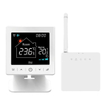 Vieds, portatīvais termostats katlam vai termo vārstiem, Wi-fi TUYA + RF