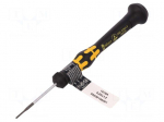 Screwdriver | slot | precision | 1,2x0,25mm | ESD | Blade length: 40mm