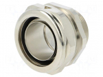 Straight terminal connector | Thread: metric,outside | brass | IP68