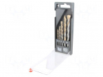 Drill set | Application: concrete,brick type materials | Pcs: 5