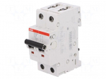 Circuit breaker | 400VAC | Inom: 1.6A | Poles: 2 | DIN | Charact: C | 10kA