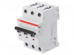 Circuit breaker | 400VAC | Inom: 6A | Poles: 3 | DIN | Charact: C | 6kA