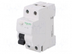 RCD breaker | Inom: 25A | Ires: 30mA | Poles: 2 | 400V | Mounting: DIN