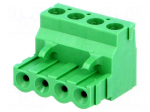 Pluggable terminal block | Contacts ph: 5.08mm | ways: 4 | straight