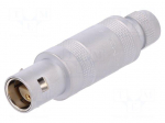 Connector: circular | Series: 1S | plug | male/female | soldering | 10A