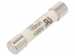 Fuse: fuse | ultra rapid | 160mA | 1kVAC | ceramic,cylindrical | brass