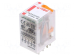 Relay: electromagnetic | 4PDT | Ucoil: 120VAC | 6A/250VAC | 6A/24VDC