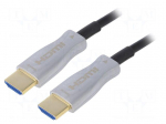 Cable | HDMI 2.0,optical | HDMI plug,both sides | 10m | black