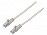 Patch cord | SF/UTP | 5e | stranded | CCA | PVC | grey | 25m | 26AWG