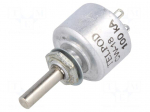Potentiometer: shaft | single turn | 100k&Omega; | 1W | &plusmn;20% | 4mm | linear | THT