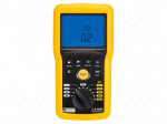 Meter: insulation resistance | LCD 2x 4000,logarithmic bargraph