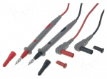 Set of test leads | Inom: 10A | Len: 1.2m | 2x test lead