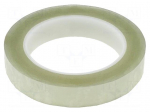 Tape: electrical insulating | W: 19mm | L: 66m | Thk: 63um | transparent