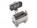 Enclosure: for Han connectors | Han A | size 10A | with latch | M20