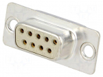 D-Sub | PIN: 9 | plug | female | soldering | Type: turned contacts