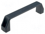 Handle | Mat: technopolymer (PP) | black | H: 50mm | L: 196mm | W: 28mm